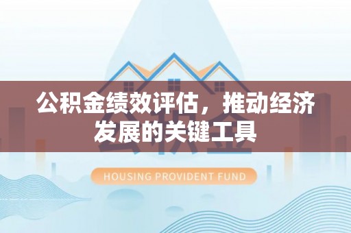 魏都公积金绩效评估，推动经济发展的关键工具