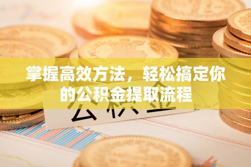 魏都掌握高效方法，轻松搞定你的公积金提取流程