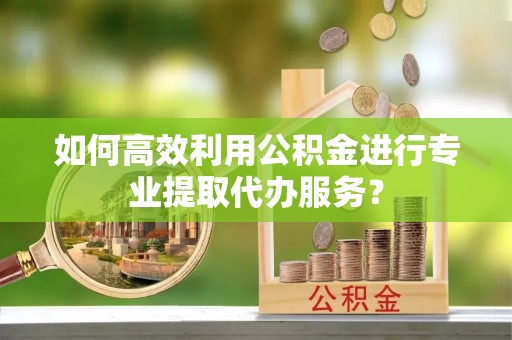 魏都如何高效利用公积金进行专业提取代办服务？